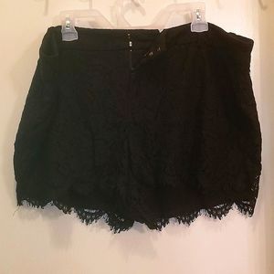 Torrid lace short shorts